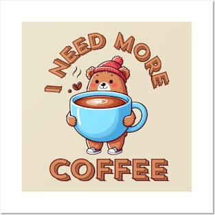 Coffee Bear Posters and Art